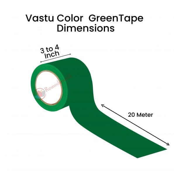 vastu color green tape