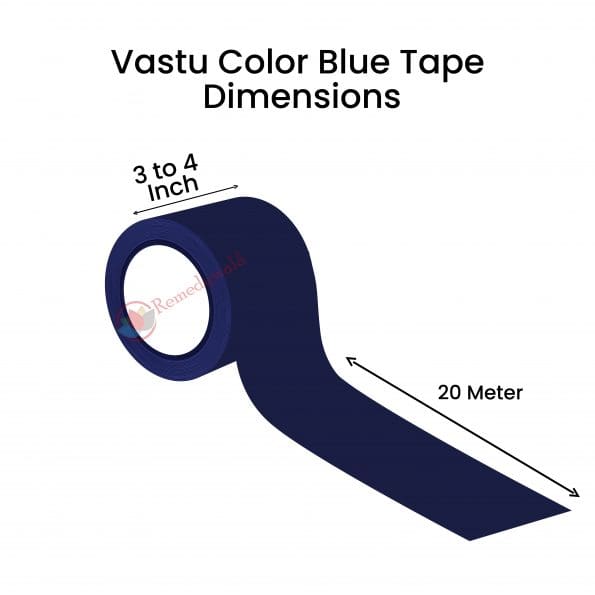 vastu color blue tape