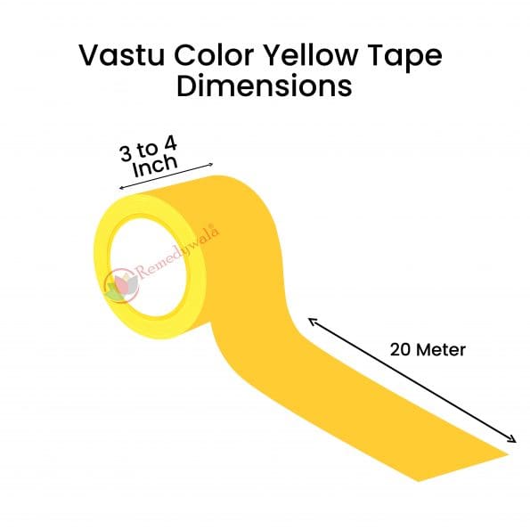 vastu color yellow tape