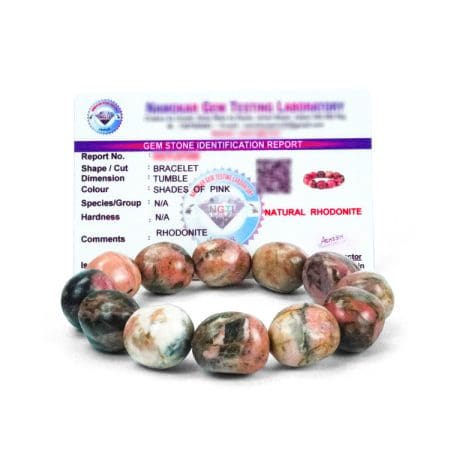 Remedywala Rhodonite Tumble Bracelet