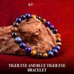 Tiger Eye and Blue Tiger Eye Bracelet