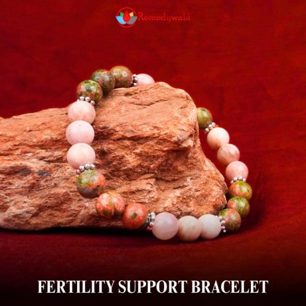 Fertility Bracelet, Unakite Moonstone Combination Bracelet 8mm