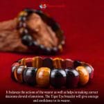 Multi Color Tiger Eye Tumble Bracelet