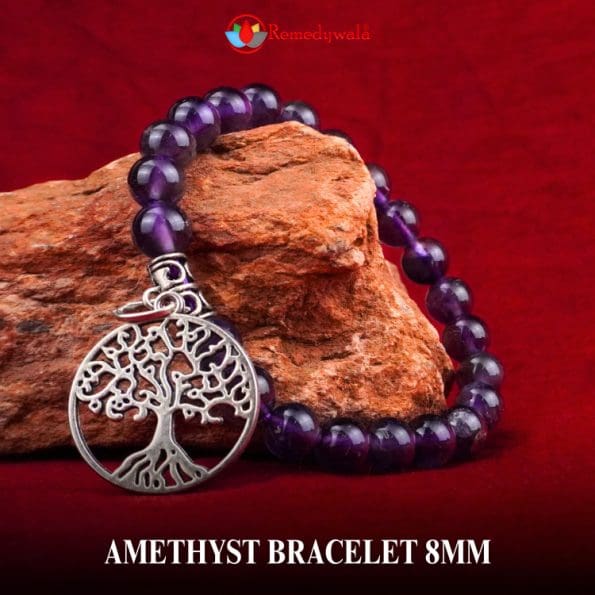 Remedywala Amethyst Bracelet 8mm