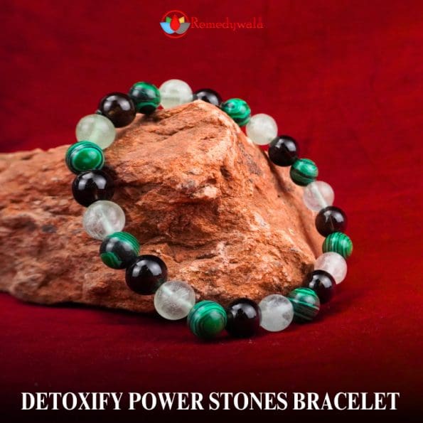 Detoxify Power, Stones Bracelet For Mind, Body, Soul Detox