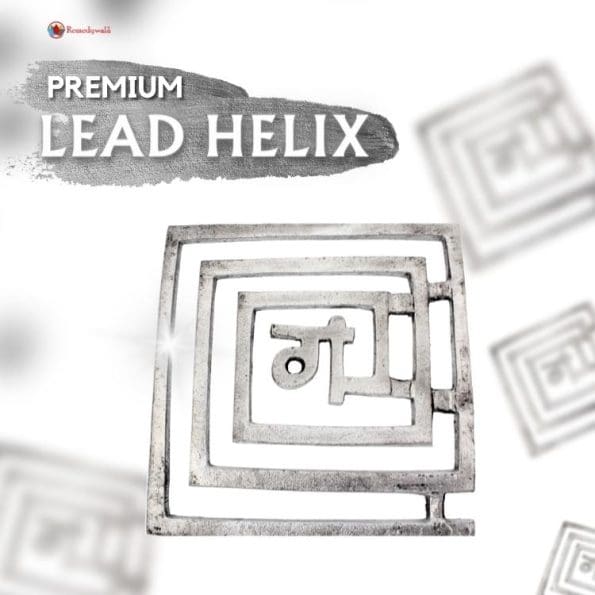 Lead Helix for South West Direction Remedy [9CM X 9 cm Approx]