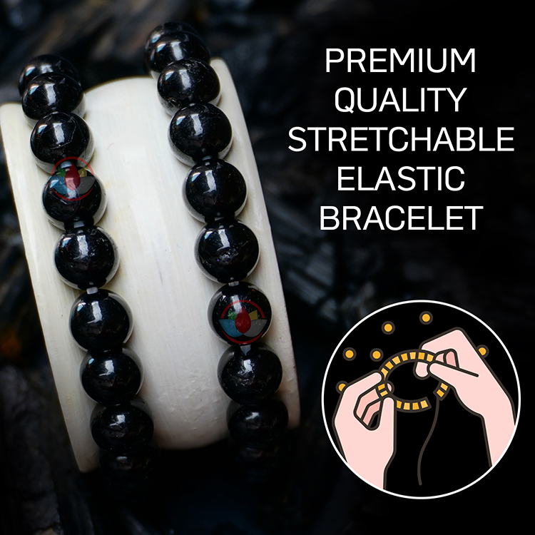 Gold Black Obsidian and Black Tourmaline Bracelet, Protection and Empath  Support, 6mm Crystal Bracelet - Etsy