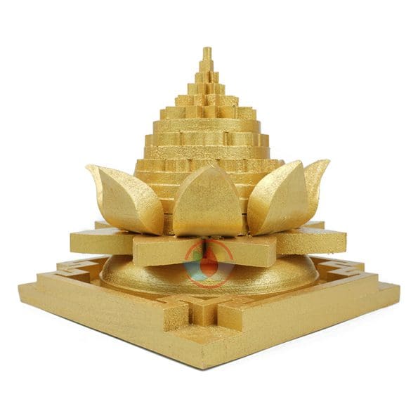 Golden Meru Shriparni (sevan/saven) Shree Yantra