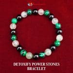 Detoxify Power, Stones Bracelet For Mind, Body, Soul Detox