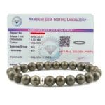 Remedywala Golden Pyrite Bracelet 8mm Promote Manifestation