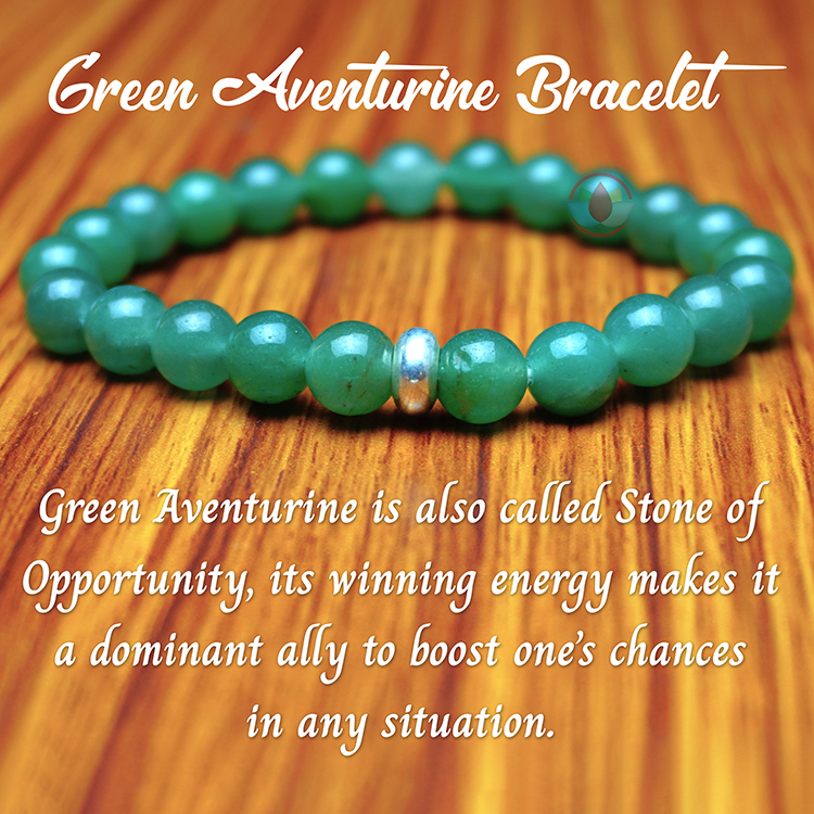 Buy Divine SpiritAAA Grade Natural Green Aventurine Bracelet 8mm  Stretchable 'Stone of Growth Unisex Bracelet For Abundance, Prosperity &  Growth at Amazon.in