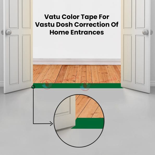 vastu color green tape