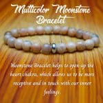 Multicolor Moonstone Bracelet 8mm – Remedywala