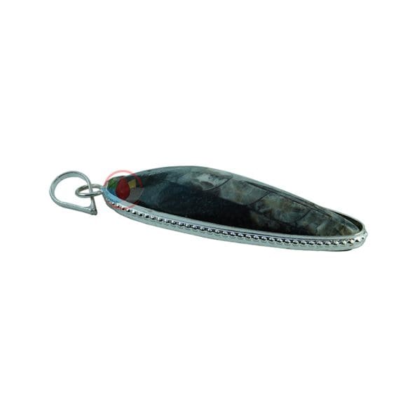 Finance Pendant Orthoceras Stone Pendant