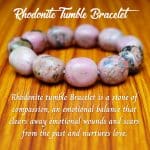 Remedywala Rhodonite Tumble Bracelet