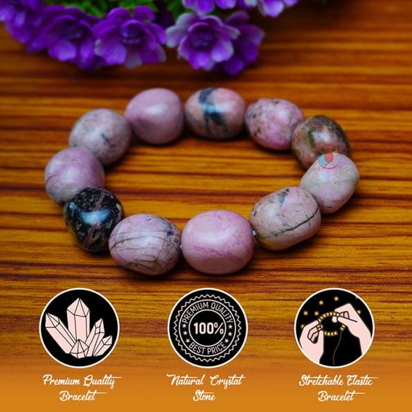 Remedywala Rhodonite Tumble Bracelet