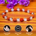 Rudraksha Crystal Bracelet