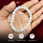 Howlite Bracelet (Diamond Cut Tumble)