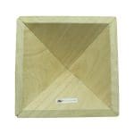 Energized Shriparni -Sriparni Wooden Pyramid (6Inch – Hollow Inside)