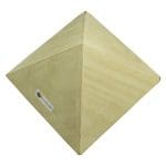 Energized Shriparni -Sriparni Wooden Pyramid (6Inch – Hollow Inside)