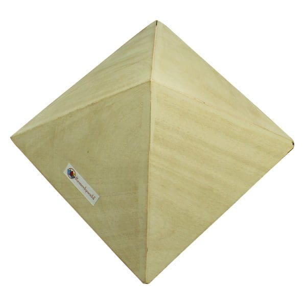 Energized Shriparni -Sriparni Wooden Pyramid (6Inch - Hollow Inside)