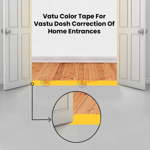 vastu color yellow tape