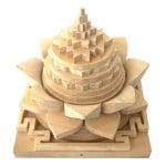 Meru Shriparni (sevan/saven) Shri Yantra Vastu Pyramid Yantra. (4 Inch)