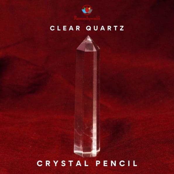 Clear Quartz Crystal Pencil