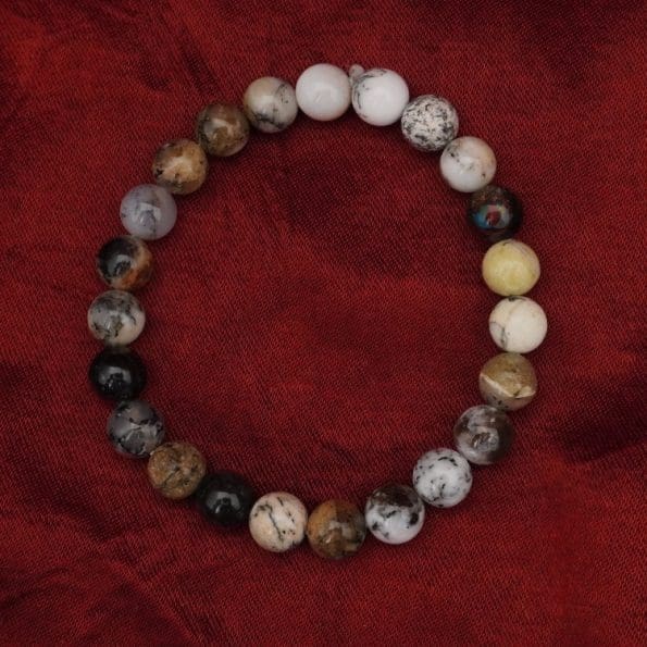 Merlinite Opal Crystal Bracelet