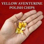 Yellow Aventurine Polished Chips