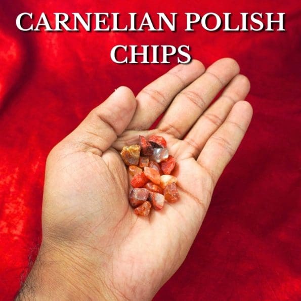 Red Carnelian Polished Chips