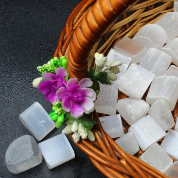 Selenite Tumble Stone