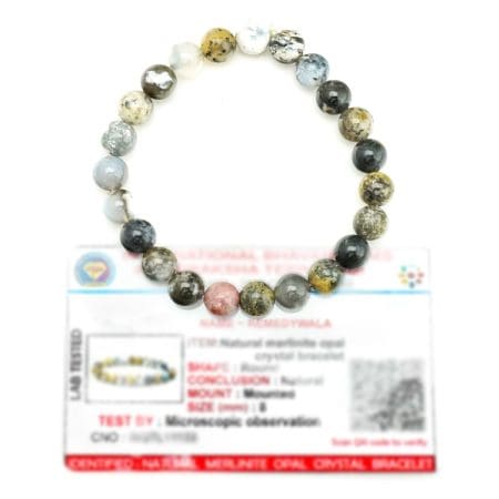 Merlinite Opal Bracelet 8mm