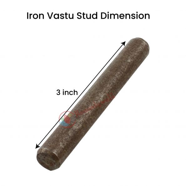 Vastu Iron Stud (3 Inch) (3 Pieces)