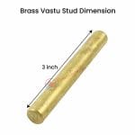 Vastu Brass Stud (3 Inch)