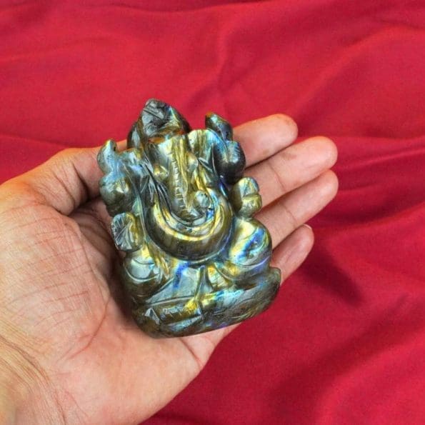 Labradorite Ganesha Murti