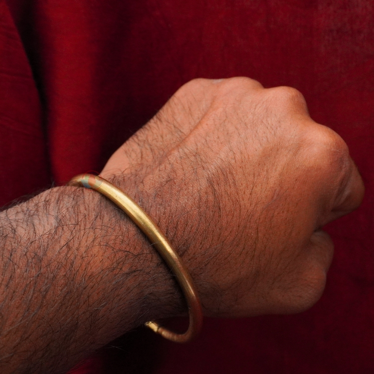 KIDS TODDLERS ASHTADHATU Ashtdhatu Adjustable Kada Bangle Bracelet Wrist  Band $8.75 - PicClick