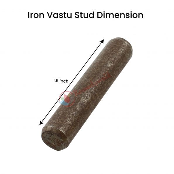 Vastu Iron Stud (1.5 Inch) (3 Pieces)