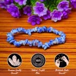 Sodalite Chips Natural Stone Single Bracelet – Remedywala