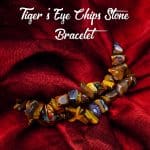 Tiger’s Eye chips Natural Stone Single Bracelet