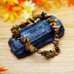 Tiger’s Eye chips Natural Stone Single Bracelet