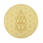 Flower of Life Tree of Life Crystal Grid Plate (10 Inch Approx)