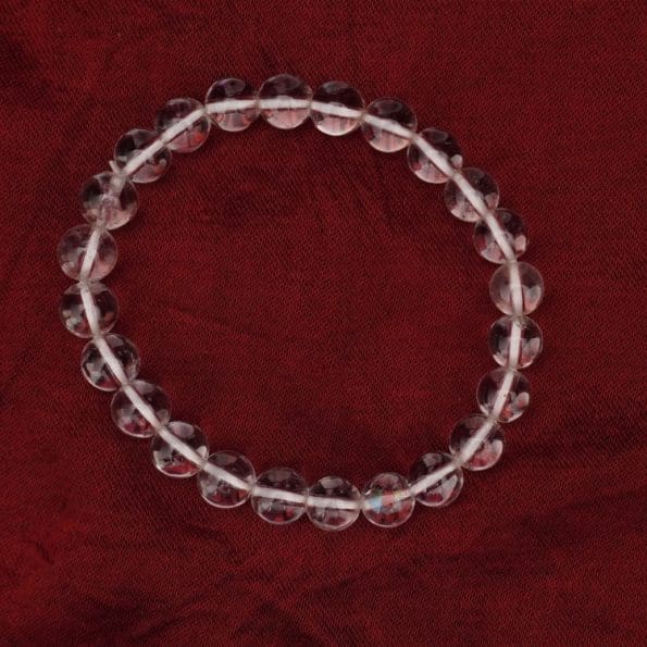 Sphatik Crystal Clear Quartz Bracelet 8mm