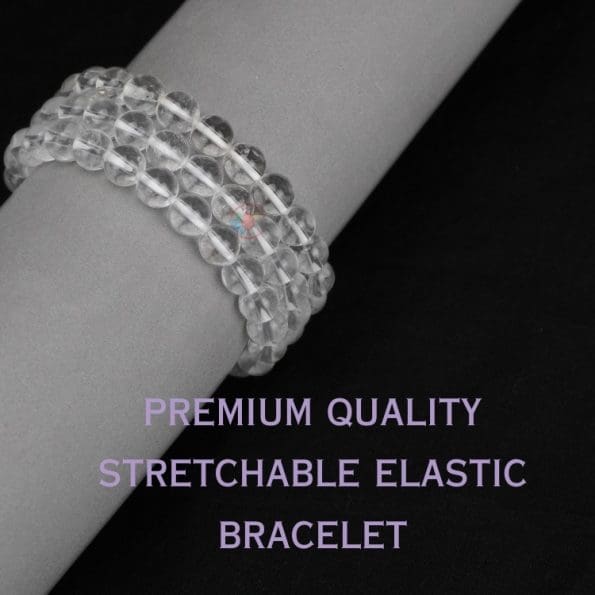 Sphatik Crystal Clear Quartz Bracelet 8mm