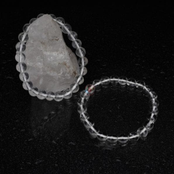 Sphatik Crystal Clear Quartz Bracelet 8mm