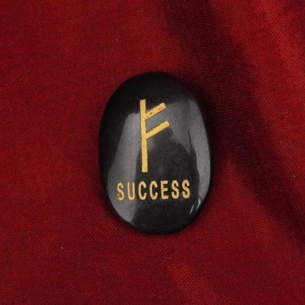 Black Agate Success Printed Coin Success Coin