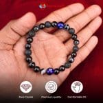 Lava Smoky Sulemani Evil Eye Combination Bracelet