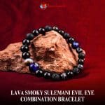 Lava Smoky Sulemani Evil Eye Combination Bracelet