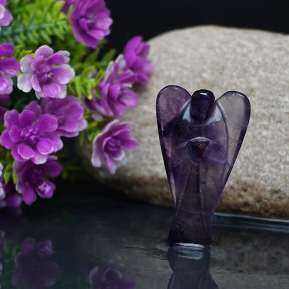 Amethyst Angel (2 Inch) - Remedywala