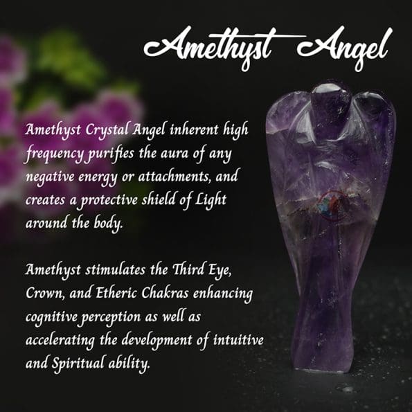 Amethyst Angel (3 Inch) - Remedywala